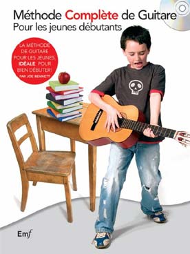 Illustration de Méthode complète de guitare pour les jeunes débutants avec CD (en français)