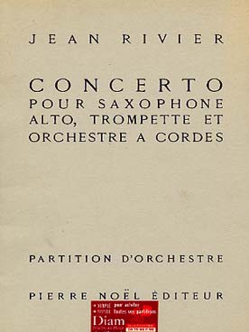 Illustration de Concerto pour saxophone alto, trompette et orchestre à cordes