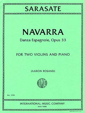 Illustration de Navarra, danse espagnole op. 33