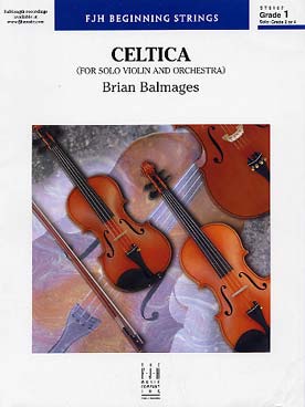Illustration de Celtica pour violon et orchestre à cordes