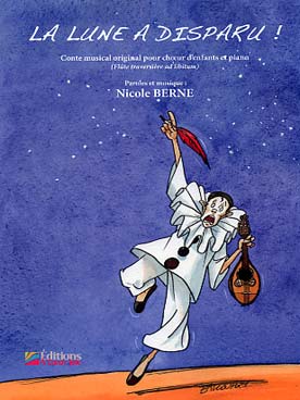 Illustration de La Lune a disparu, conte musical pour enfants avec acc. de piano (ou flûte)