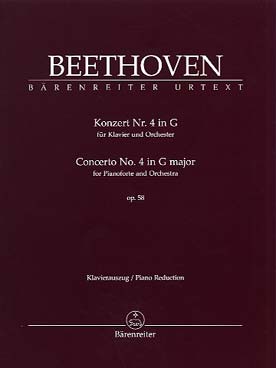 Illustration de Concerto N° 4 op. 58 en sol M pour piano et orchestre, réd. 2 pianos