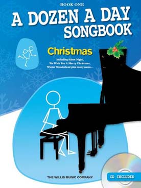 Illustration a dozen a day christmas piano book 1