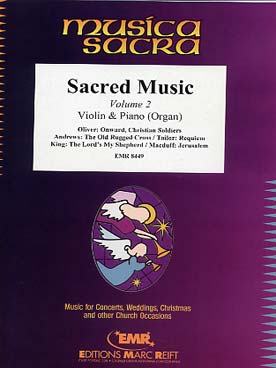 Illustration de SACRED MUSIC - Vol. 2 pour violon et piano (ou orgue)
