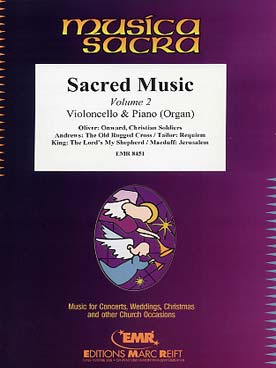 Illustration de SACRED MUSIC - Vol. 2 pour violoncelle et piano (ou orgue)