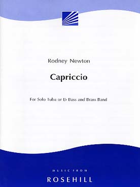Illustration de Capriccio for solo tuba and brass band