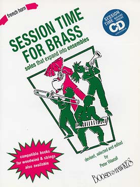 Illustration session time brass cor