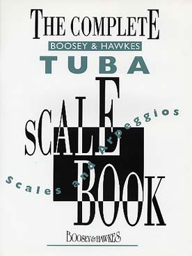 Illustration de COMPLETE BOOSEY & HAWKES TUBA scale book