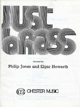 Illustration de JUST BRASS : musique pour ensemble de cuivres (C + P) - N° 31 : PEARSON Hiplips II pour 2 trompettes, cor, trombone et tuba