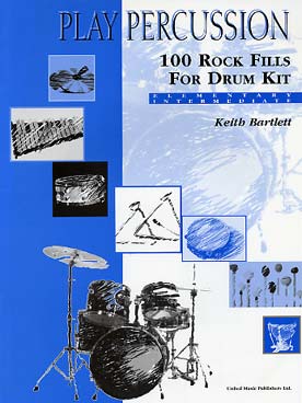 Illustration de 100 Rock fills for drum kit