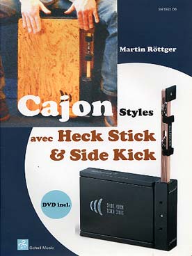 Illustration de Cajon styles avec heck stick & side kick