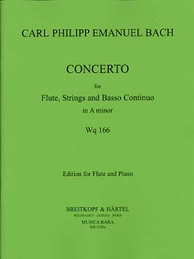 Illustration de Concerto WQ 166 H431 en la m (tr. Leisinger)