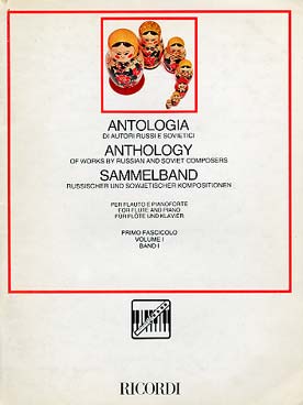 Illustration de ANTOLOGIA DI AUTORI RUSSI E SOVIETICI - Vol. 1 : Kabalevski, Chostakovitch,  Khatchaturian ...
