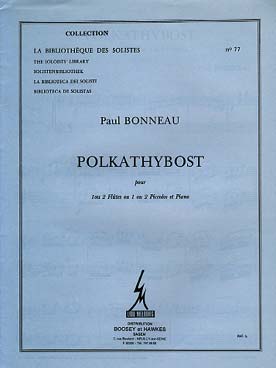 Illustration de Polkathybost pour 1 ou 2 flûtes ou 1 ou 2 piccolos et piano