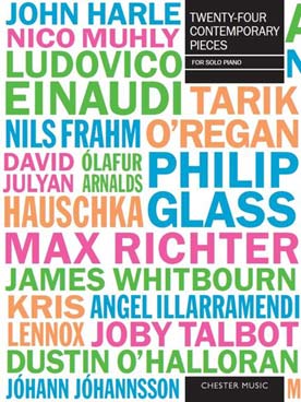 Illustration de CONTEMPORARY PIANO : 24 morceaux de Einaudi, Glass, Arnalds, Illarramendi, Hauschka, O'Halloran, Richter, Frahm...