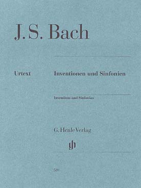 Illustration de Inventions à 2 et 3 voix BWV 772-801 - éd. Henle révisée 2015 avec doigtés de Schneidt M.