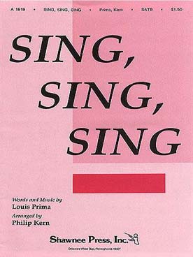 Illustration de Sing, sing, sing (SATB/piano)