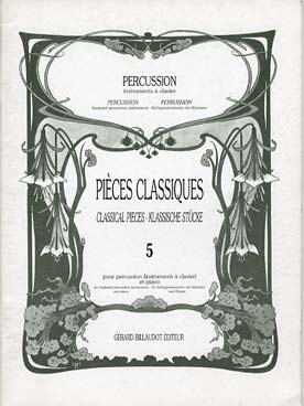 Illustration de PIÈCES CLASSIQUES percussion à clavier - Vol. 5
