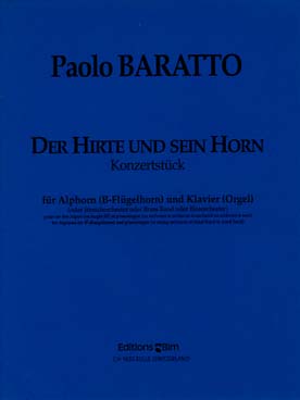Illustration de Der Hirte and sein Horn pour cor des Alpes (ou bugle si b) et piano (ou orgue)