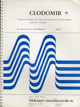 Illustration de Methode Bassleutel pour trombone, tuba, ou basse (texte en hollandais) - Vol. 1