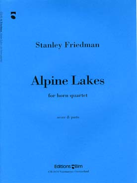 Illustration de Alpine lakes