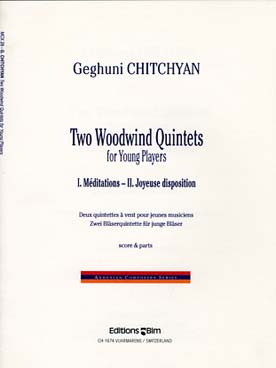 Illustration de 2 Quintettes à vent pour jeunes musiciens :" Méditations" et "Joyeuse  disposition"