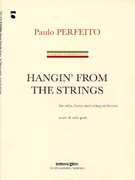 Illustration de Hangin' from the springs pour tuba, harpe et orchestre à cordes - Conducteur et partie soliste