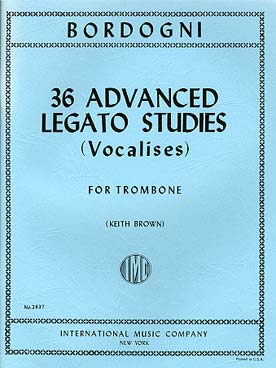 Illustration de 36 Advanced legato studies (Vocalises)