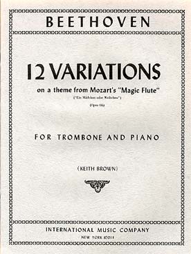 Illustration de 12 Variations sur la Flûte enchantée de Mozart