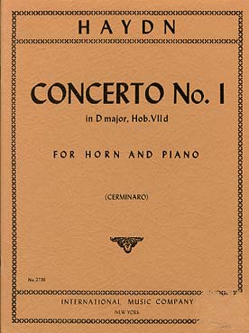 Illustration de Concerto N° 1 Hob. VIId en ré M