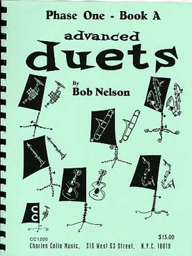 Illustration de ADVANCED DUETS from theme of famous composers - Phase one book A