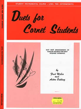 Illustration de DUETS FOR CORNET STUDENTS - Level 2 : 15 duos (ancienne édition)