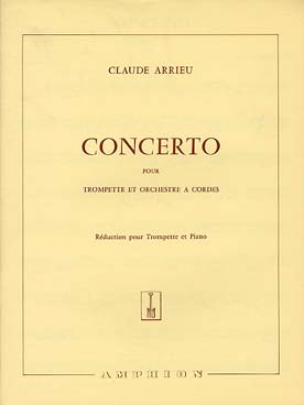 Illustration de Concerto pour trompette et orchestre à cordes, réd. piano