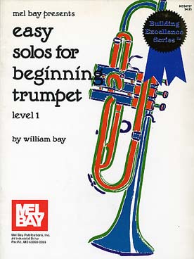 Illustration de Easy solos for beginning trumpet - Vol. 1