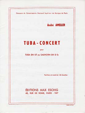 Illustration de Tuba-concert pour tuba en ut ou saxhorn si b et piano