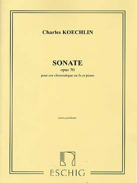 Illustration de Sonate op. 70 pour cor chromatique en fa et piano