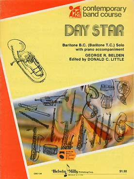 Illustration de Day star pour baryton clé de sol et piano