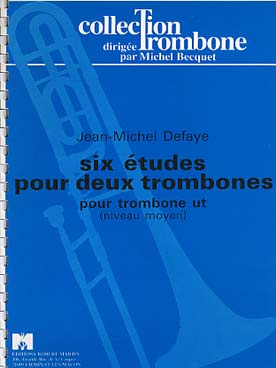 Illustration de 6 Études pour trombones en ut - Niveau moyen