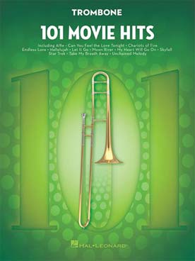Illustration de 101 MOVIE HITS - Trombone