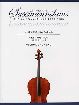 Illustration de CELLO RECITAL ALBUM - Vol. 2 : 1re position (en anglais)