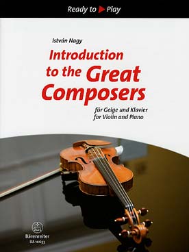 Illustration de INTRODUCTION TO THE GREAT COMPOSERS : Purcell, Telemann, Haendel, Mozart, Bach Gluck, Haydn; Beethoven, Bizet...
