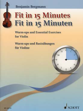 Illustration de Fit in 15 Minutes : warm-ups and essential exercises (anglais/allemand)