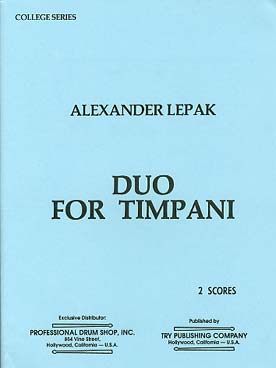 Illustration de Duo for timpani
