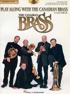 Illustration de PLAY ALONG WITH THE CANADIAN BRASS - Niveau facile : trompette 2 en si b