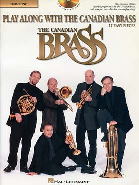 Illustration de PLAY ALONG WITH THE CANADIAN BRASS - Niveau facile : trombone