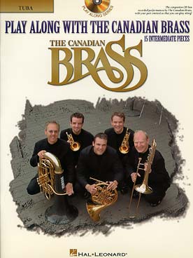 Illustration de PLAY ALONG WITH THE CANADIAN BRASS - Niveau interm : tuba