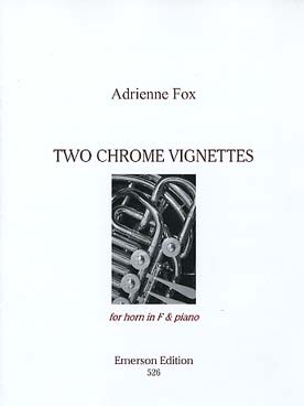 Illustration de 2 Chrome vignettes pour cor en fa et piano