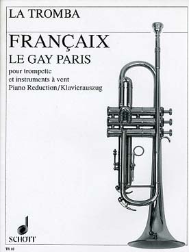 Illustration de Le Gay Paris pour trompette et instrument à vent réduction piano