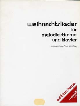 Illustration de WEIHNACHTSLIEDER pour instrument mélodique et piano