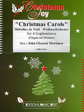 Illustration de CHRISTMAS CAROLS avec orgue ad libitum pour 4 euphoniums